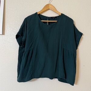 Madewell Deep Teal Blouse